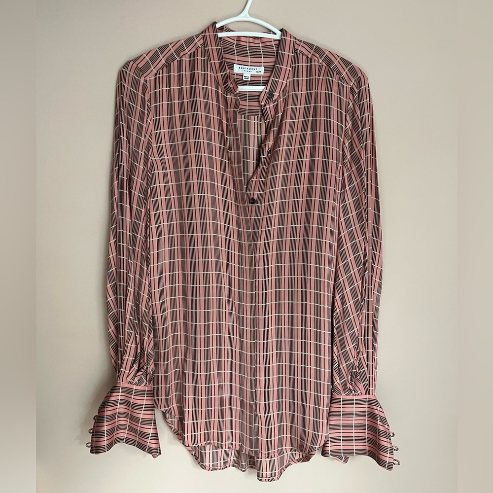 New Equipment 100% Silk Button Down Blouse | NWOT